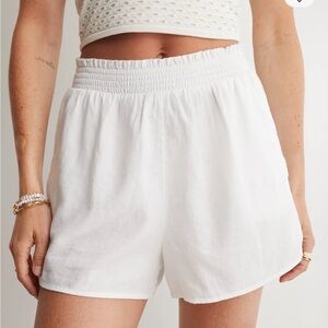 Aerie Linen Blend High Waisted Short